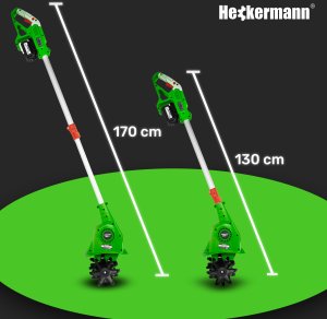 Glebogryzarka akumulatorowa 4 ostrza kultywator Heckermann AMGG155 11