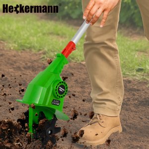 Glebogryzarka akumulatorowa 4 ostrza kultywator Heckermann AMGG155 3