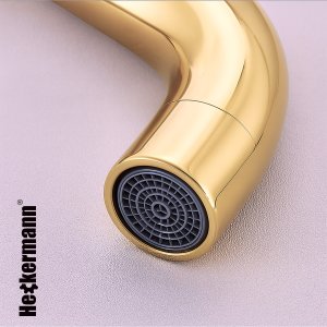 Bateria wannowa Heckermann Zestaw wannowy podtynkowy H400 Złoty Bateria wannowo prysznicowa 7