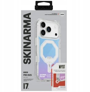 Etui Skinarma Myst do iPhone 17 Pro Magnetic Charging hologram 2