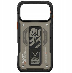 Etui Skinarma Aegis do iPhone 17 Pro Max Magnetic Charging + Grip Stand szary 4