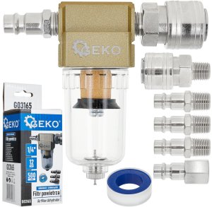 Falon-Tech Filtr powietrza - odwadniacz 1/4" + szybkozłączki (50) 2