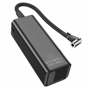 Kompresor samochodowy Hoco bezprzewodowy 5000mAh ZP7 czarny 11
