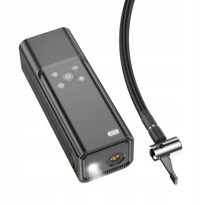 Kompresor samochodowy Hoco bezprzewodowy 5000mAh ZP7 czarny 10