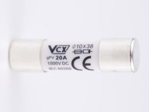 VCX Wkładka bezpiecznikowa gPV 10x38 20A DC CF 10PV 20A 13