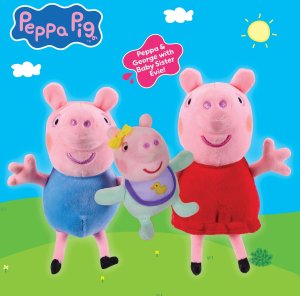 PEPPA PLUSH 3PK 2