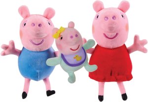 PEPPA PLUSH 3PK 3