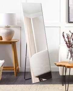 Lustro stojące BEAUVAIS 156 cm Metal Srebrny 2