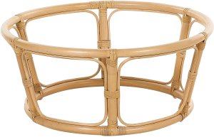 Zestaw 2 foteli ogrodowych z poduszkami SALVO Rattan Naturalny 8