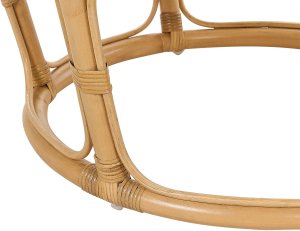 Zestaw 2 foteli ogrodowych z poduszkami SALVO Rattan Naturalny 10