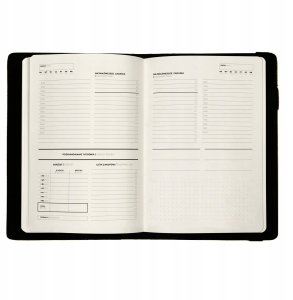 Planer A5 dzienny wymienny wkład czarny 4