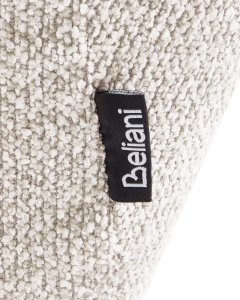 Beliani Fotel obrotowy MOLLE II Z podnóżkiem Jasnobeżowy 9