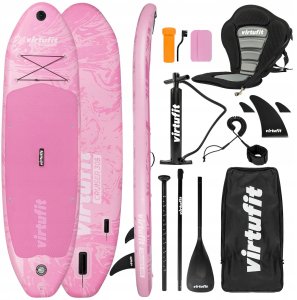 VIRTUFIT DESKA SUP CRUISER 305 Z SIEDZISKIEM I AKCESORIAMI RÓŻOWY 7