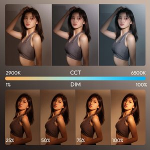 Lampa Led Video 9w Fill Light Magnetyczna Aplikacja Bluetooth / Ulanzi K6500 4