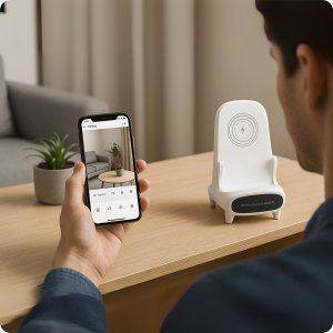 MINI KAMERA WIFI SZPIEGOWSKA UKRYTA W ŁADOWARCE ANDROID ZDALNY PODGLĄD RUCH 4