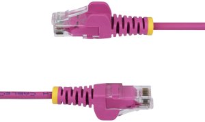 StarTech N6PAT100CMPKS kabel sieciowy Różowy 1 m Cat6 U/UTP (UTP) 2