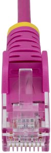 StarTech N6PAT100CMPKS kabel sieciowy Różowy 1 m Cat6 U/UTP (UTP) 3
