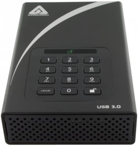 Dysk zewnętrzny HDD Apricorn Aegis Padlock DT zewnętrzny dysk twarde 12 TB USB Typu B 2.0/3.2 Gen 1 (3.1 Gen 1) Czarny 2