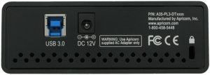 Dysk zewnętrzny HDD Apricorn Aegis Padlock DT zewnętrzny dysk twarde 12 TB USB Typu B 2.0/3.2 Gen 1 (3.1 Gen 1) Czarny 3