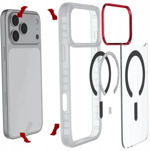 Etui Ghostek Covert MagSafe do iPhone 17  Pro Max przezroczysty 5