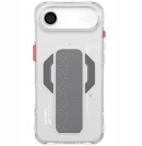 Skinarma Haxa Case for iPhone Air Magnetic Charging + Grip Stand Transparent 3