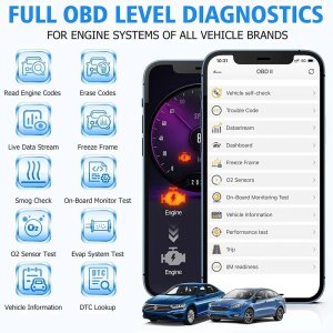 Ancel BD300 wireless OBD2 diagnostic scanner 14