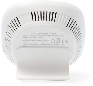 Oczyszczacz powietrza Nedis Czujnik jakości powietrza Nedis SmartLife Wi-Fi WIFISA20CBK Czarno-biały 2