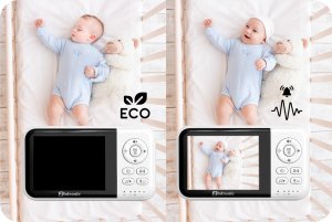 Baby Monitor Niania Elektroniczna  3.2" Kamera BM3 + Ekran IK632BMV1 Zintronic 3