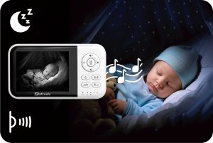 Baby Monitor Niania Elektroniczna  3.2" Kamera BM3 + Ekran IK632BMV1 Zintronic 6