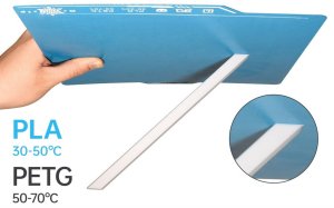 BIQU BIQU Panda Buildplate CryoGrip Pro Frostbite - dwustronna magnetyczna nakładka - do drukarek Bambu Lab A1 mini - 184x184mm} 2