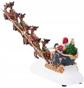 vidaXL Dekoracja świąteczna Wielokolorowe 31.5 x 6.5 x 16 cm żywica 4