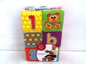 Playgro Miękkie klocuszki Baw&Ucz się (183838) 2