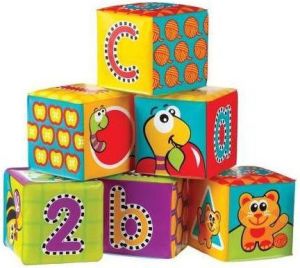 Playgro Miękkie klocuszki Baw&Ucz się (183838) 3