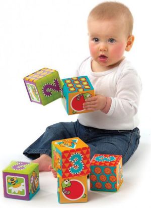 Playgro Miękkie klocuszki Baw&Ucz się (183838) 4