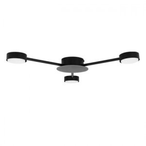 Żyrandol LED GX53 Zibo x3 65cm czarny 2