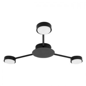 Żyrandol LED GX53 Zibo x3 65cm czarny 3