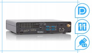 Komputer Dell Optiplex 5080 Tiny Intel Core i5 16GB DDR4 1000GB SSD Windows 11 4