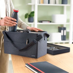 Torba Leitz LEITZ Torba do dzielenia biurka z pokrywką szara 200x235x355 (BxHxT) 3