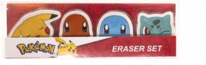 POKÉMON 4-pack erasers - 4 shaped erasers, packed in acetate box with eurohole (size of box 5.2 x 16 cm) 2
