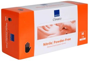 Examination glove, ABENA Classic Protect, M, black, nitrile, powder-free - (200 pcs.) 2