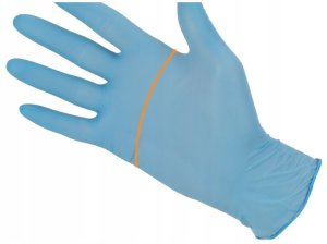 Examination glove, ABENA Classic Sensitive, L, purple, nitrile, powder-free - (100 pcs.) 4