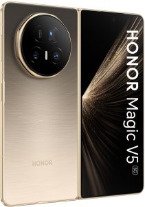 HONOR Magic V5 5G (MBH-N49) AI Handy, Sim Free, 512GB Speicher 16GB RAM, Dual SIM, Android 15, Klappbildschirm Smartphone - Dawn Gold (5109BUHJ) 2
