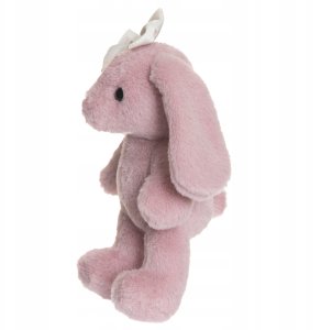 ZAJĄCZEK TYRA RÓŻ Z KOKARDĄ BIAŁA  20cm 04294 / 7331626042949 2