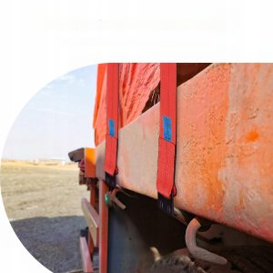 Pasy transportowe 10mx9m z płaskim hakiem do holowania 10 szt. 4