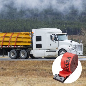 Pasy transportowe 10mx9m z płaskim hakiem do holowania 10 szt. 6