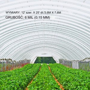 Folia Szklarniowa 3 x 7,6 m 9