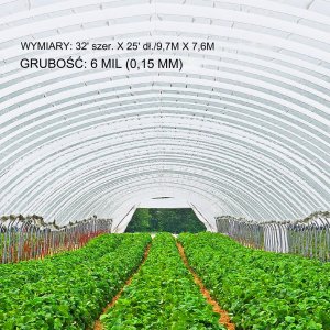 Folia Szklarniowa 9,7 x 7,6 m 11