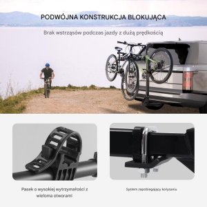 Bagażnik rowerowy hakowy 4 rowery składany z odchyleniem do auta i SUV 2