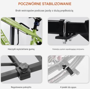 Bagażnik rowerowy platforma na hak Uchwyt rowerowy na hak 2 rowery 2