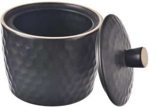 Orion Cukierniczka Cukiernica Ceramiczna Czarna Ozdobna Klasyczna 320 ml (Ori_155404) 3